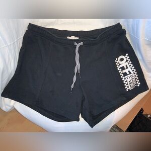 VANS Loose Fit Black Shorts, Sz M
